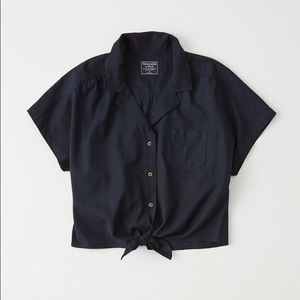Abercrombie Button Up Dolman Shirt
